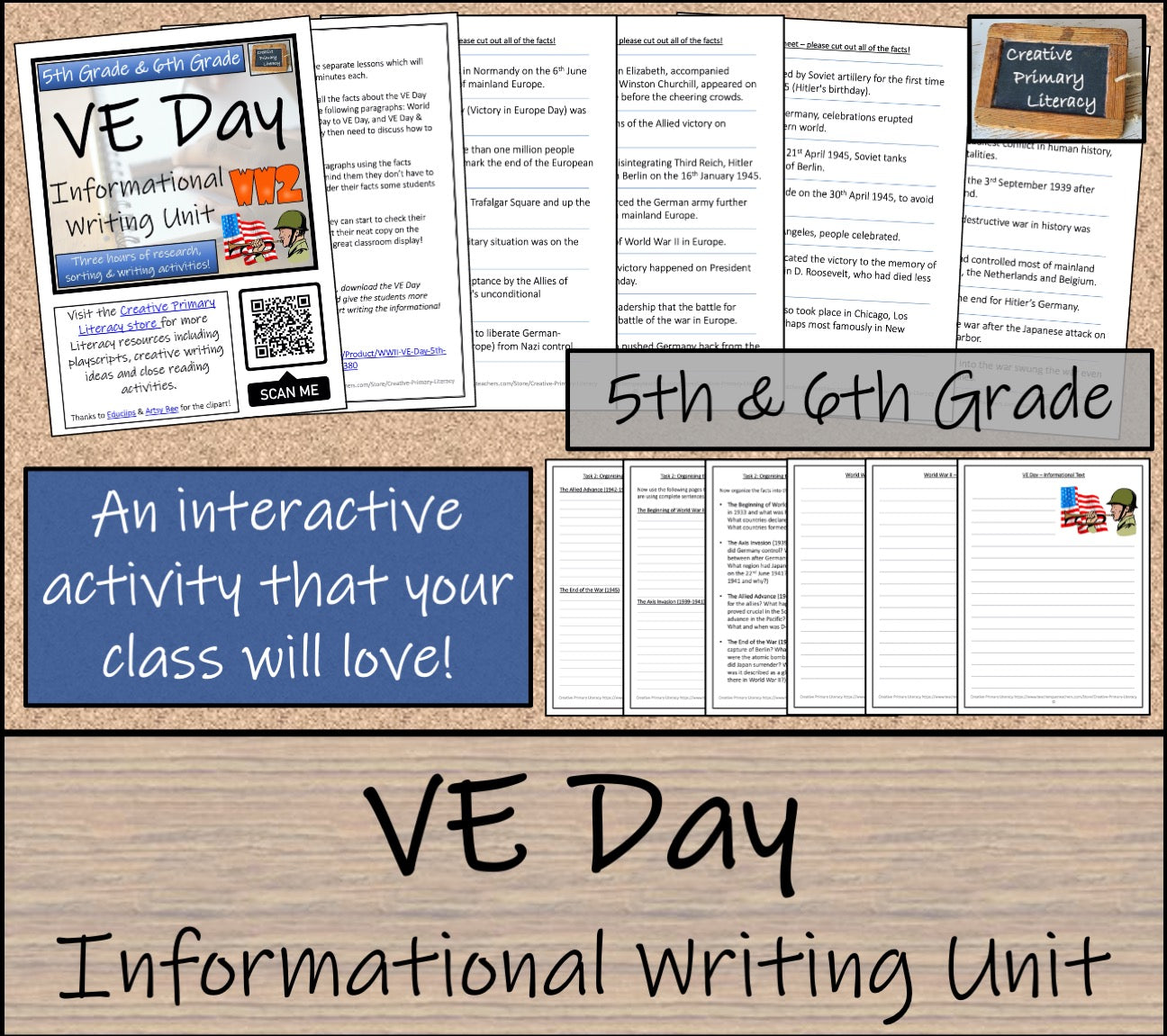 VE Day Informational Writing Unit | 5th Grade & 6th Grade