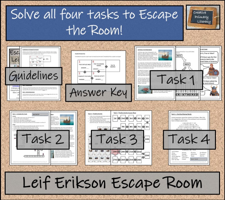 Leif Erikson Escape Room Activity