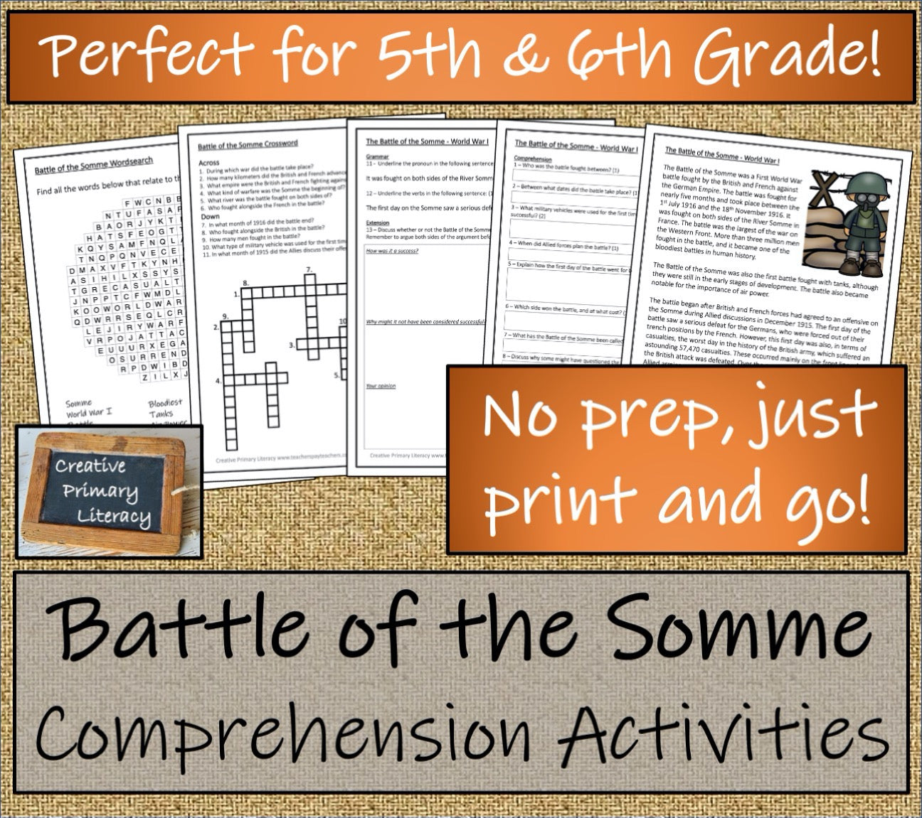 World War I Close Reading Comprehension Activity Book | 5th Grade & 6th Grade