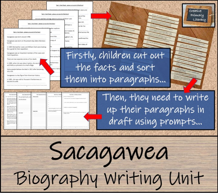 Sacagawea Biography Project & Writing Unit | 5th Grade & 6th Grade