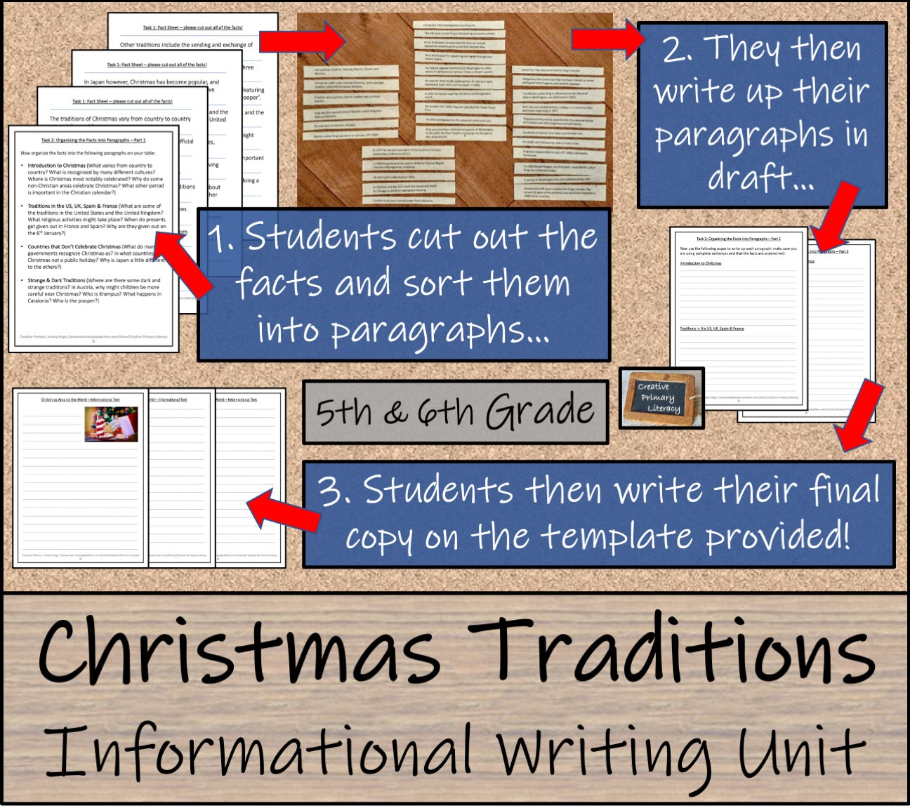 Christmas Around the World Informational Writing Unit | 5th Grade & 6th Grade