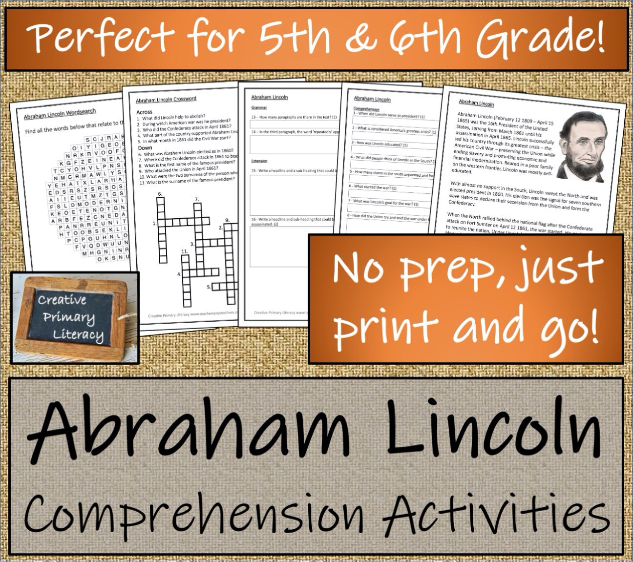 American Presidents Volume I Close Reading Comprehension Book | 5th & 6th Grade