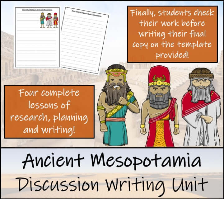 Most Influential Figure of Mesopotamia Opinion Writing Unit | 3rd–4th Grade resources for research and planning.