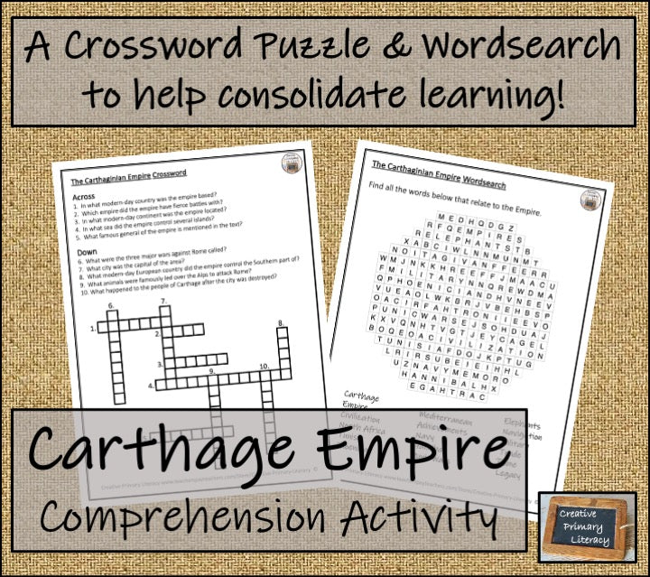 Carthaginian Empire Informational Writing Unit | 5th Grade & 6th Grade