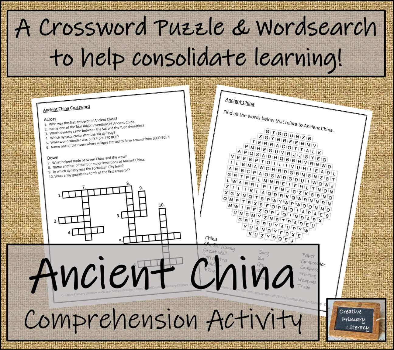 Ancient China Informational Writing Unit | 5th Grade & 6th Grade