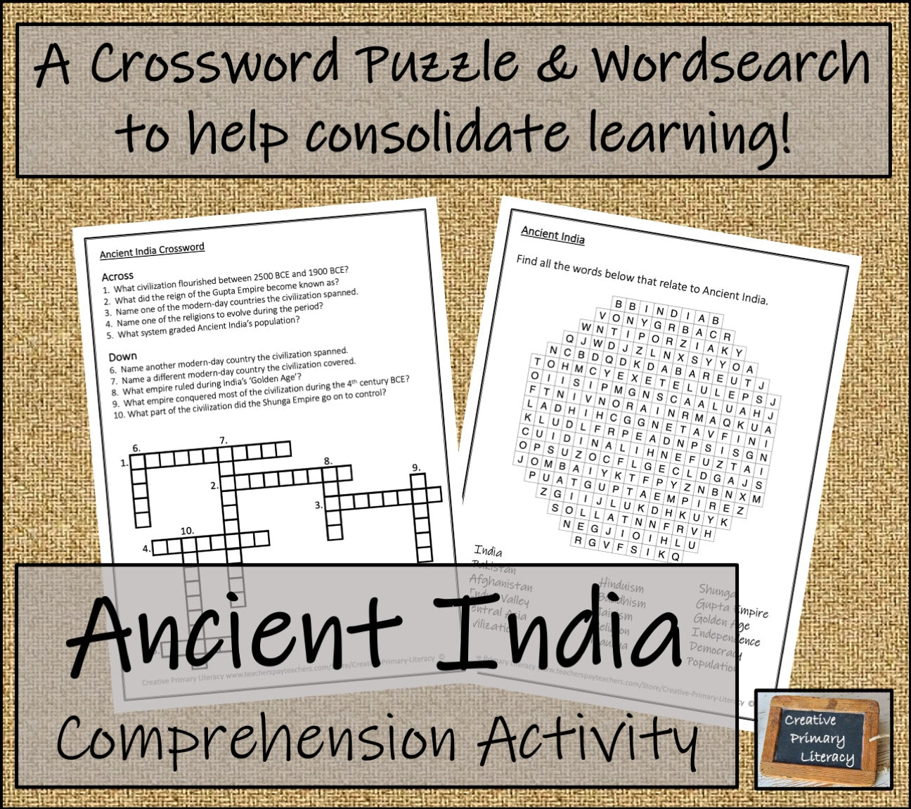 Ancient India Informational Writing Unit | 5th Grade & 6th Grade