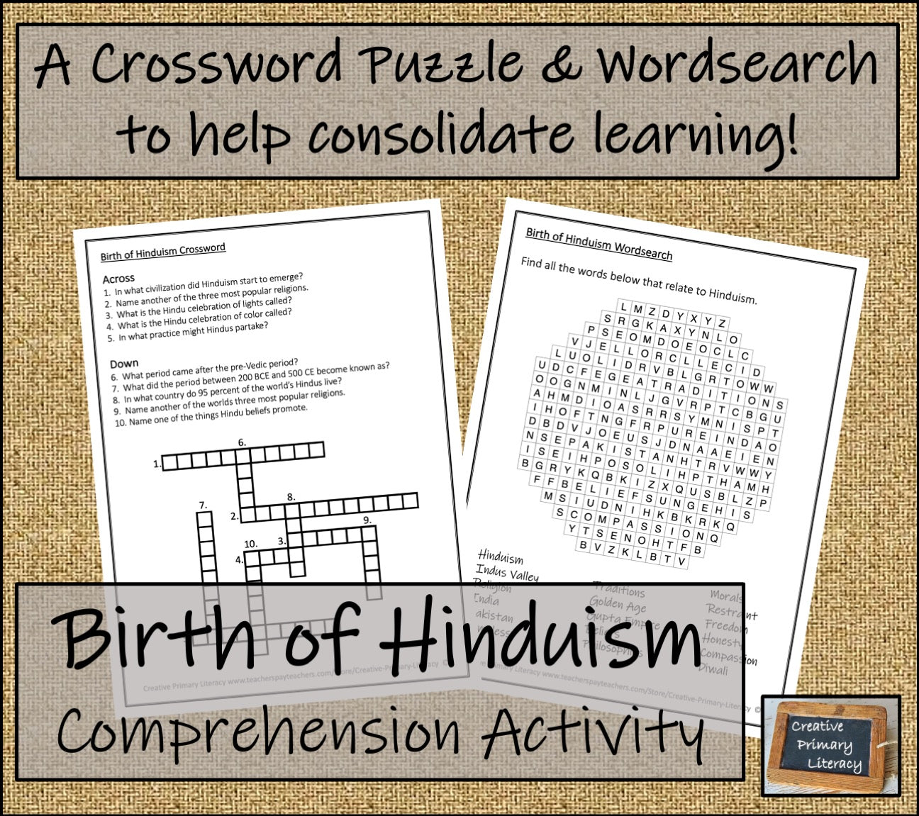 The Birth of Hinduism Close Reading Activity | 3rd Grade & 4th Grade