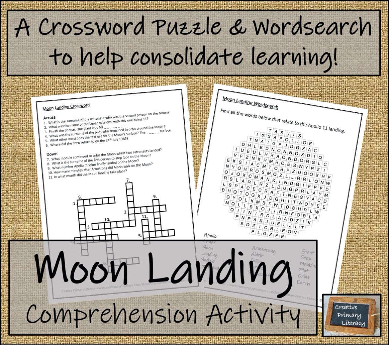 Moon Landing Informational Writing Unit | 5th Grade & 6th Grade