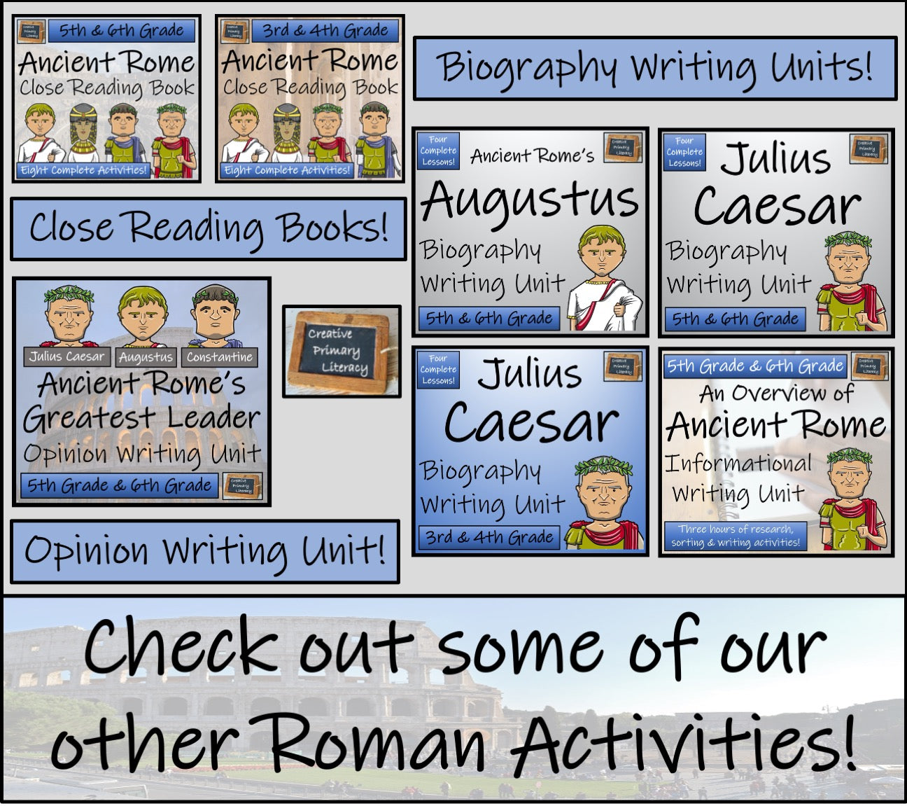 Ancient Rome Timeline Display Research and Sorting Activity