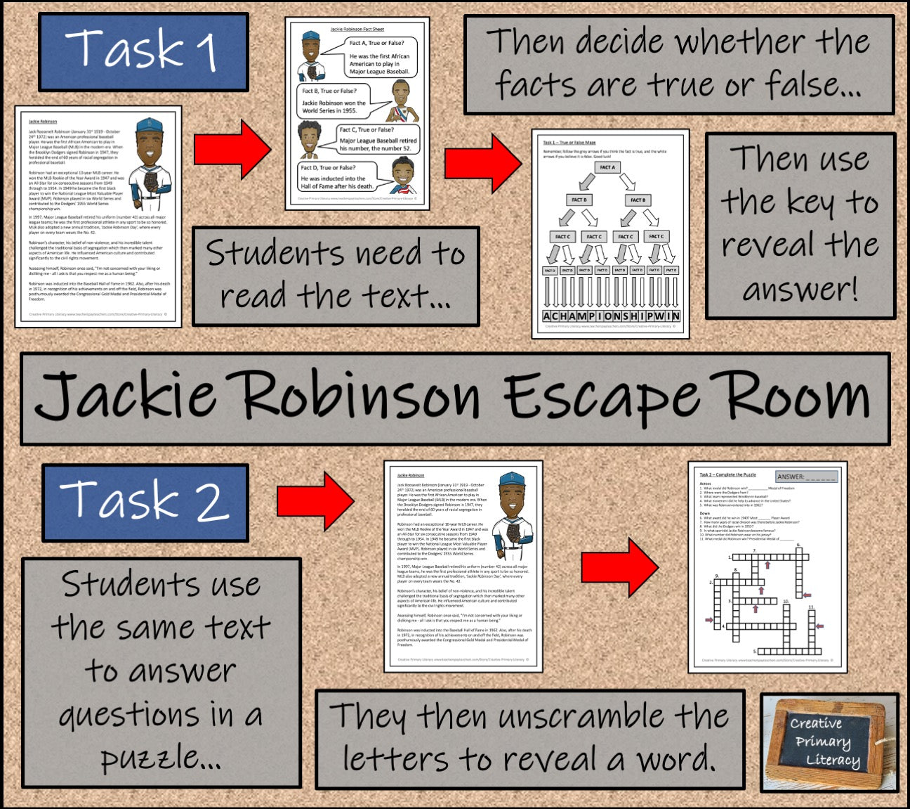 Jackie Robinson Escape Room Activity