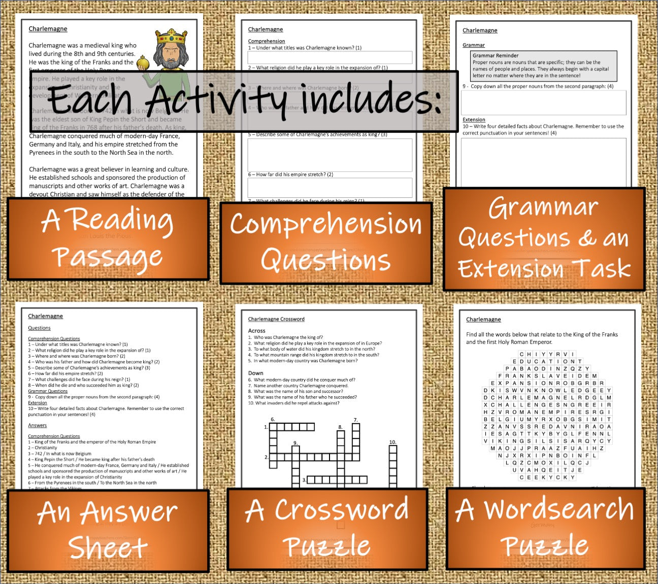 Middle Ages Close Reading Comprehension Book | 3rd Grade & 4th Grade