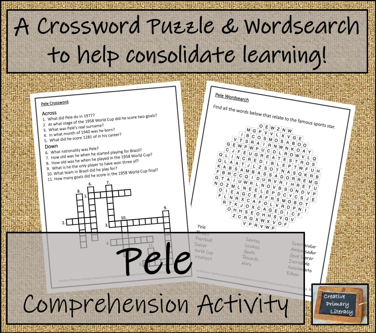 Pele Close Reading Comprehension Activity | 3rd Grade & 4th Grade