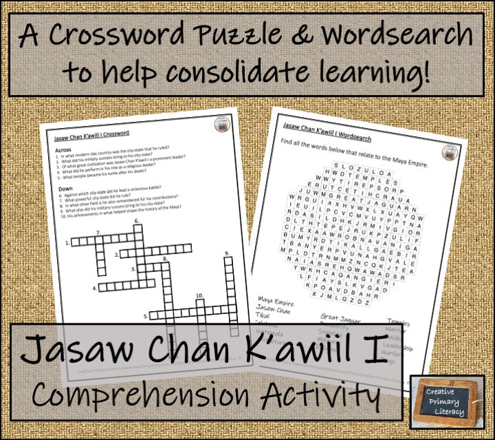 Jasaw Chan K'awiil I Biography Writing Unit | 5th Grade & 6th Grade