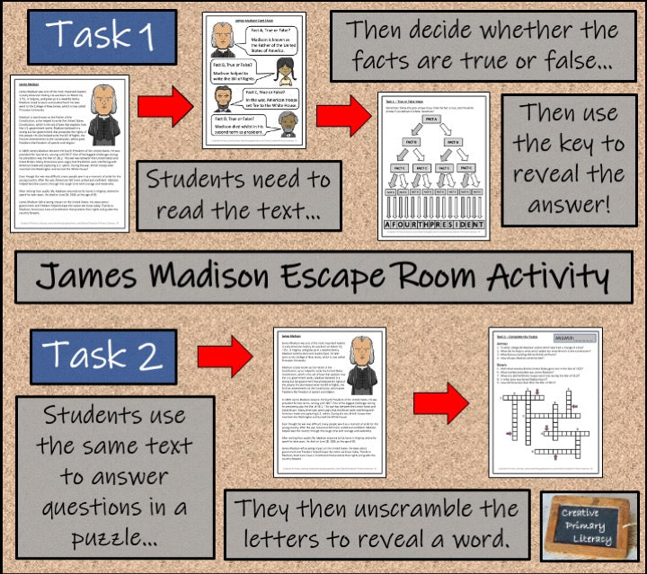 James Madison Escape Room Activity