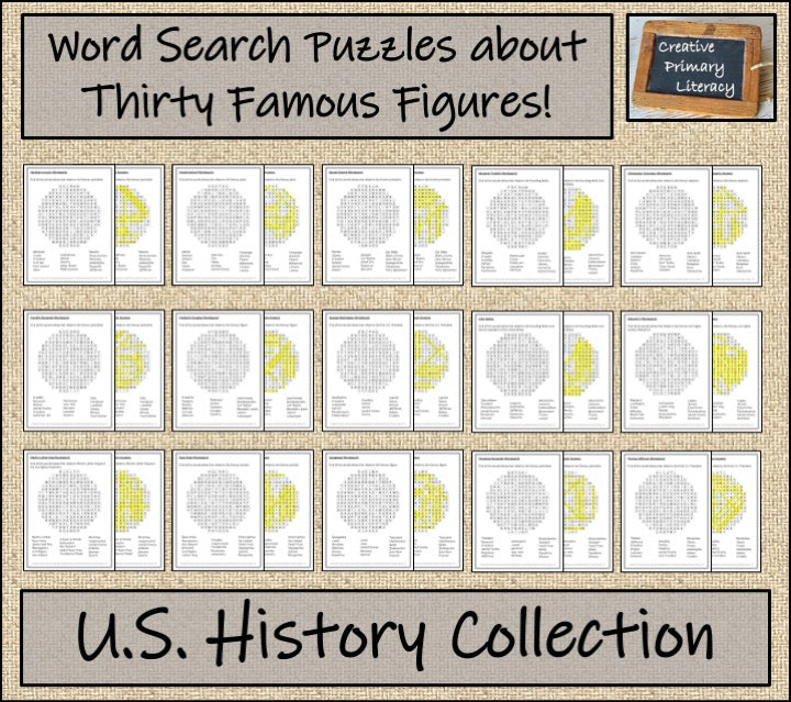 U.S. History Word Search Puzzle Collection