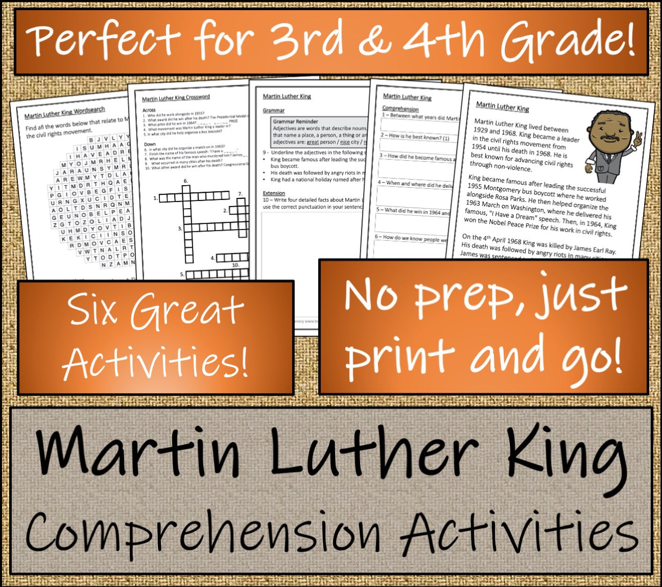 Black History Close Reading Comprehension Book | 3rd Grade & 4th Grade