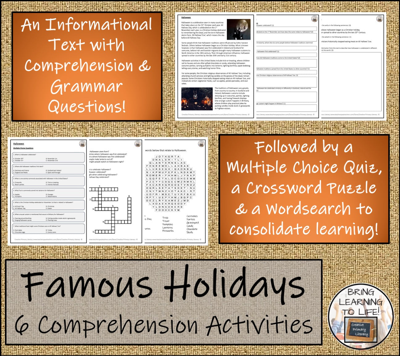 Holidays of the United States Close Reading Bundle | 5th Grade & 6th Grade