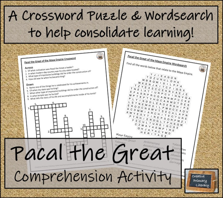 Pacal the Great Biography Writing Unit | 5th Grade & 6th Grade