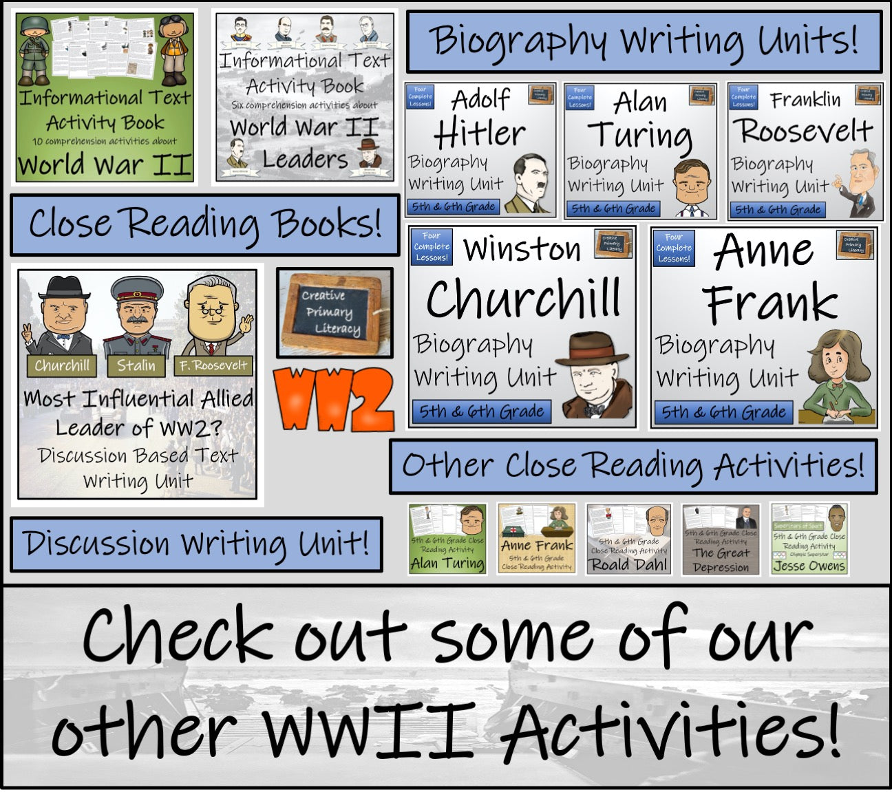 World War II Timeline Display Research and Sorting Activity