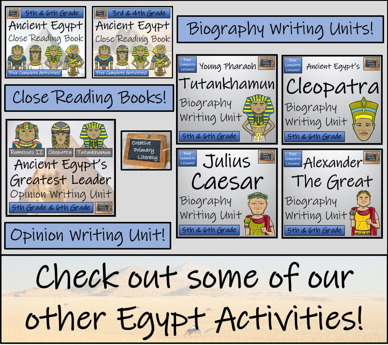 Ancient Egypt Timeline Display and Sorting Activity