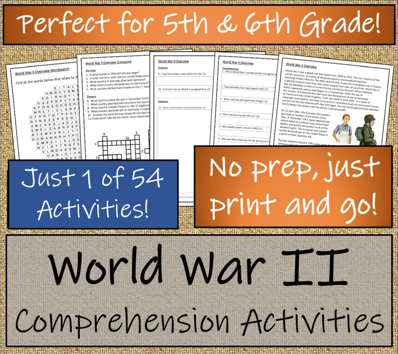 American History Close Reading Comprehension Activity Bundle | 5th & 6th Grade