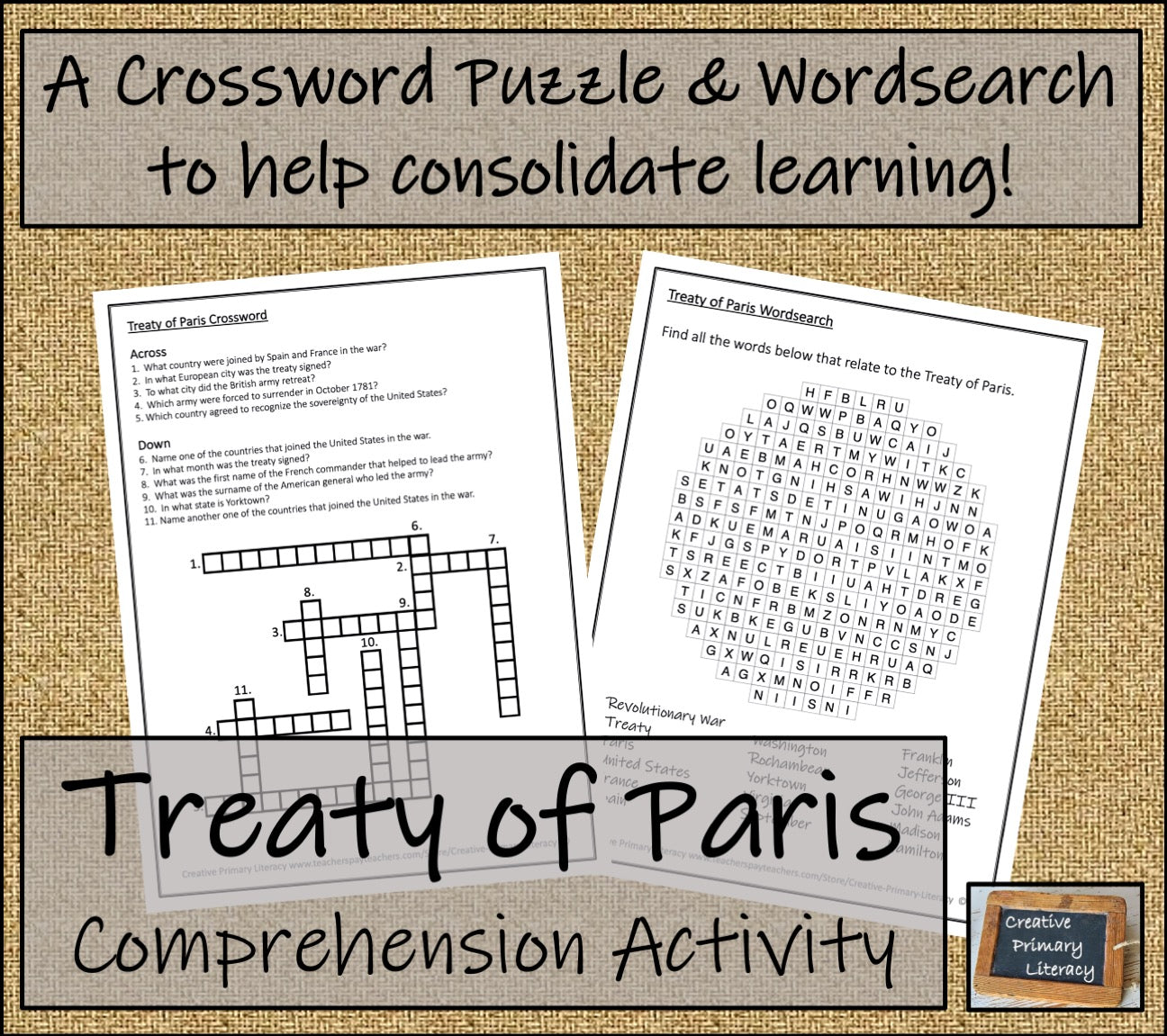 Treaty of Paris Informational Writing Unit | 5th Grade & 6th Grade