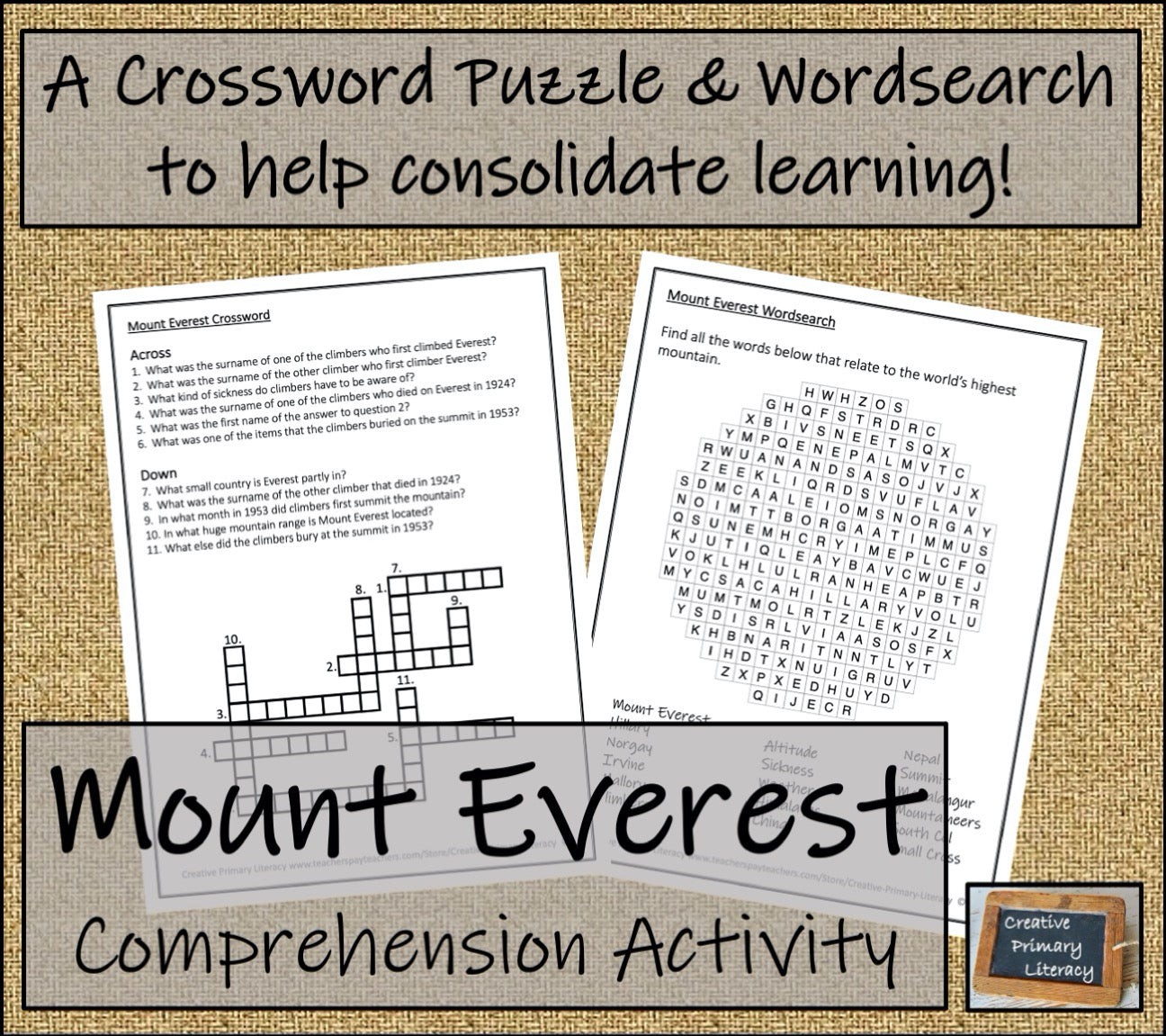 Mount Everest Informational Writing Unit | 5th Grade & 6th Grade