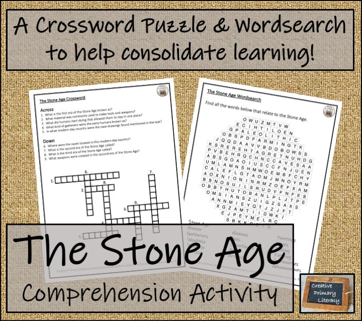 Stone Age Informational Writing Unit | 5th Grade & 6th Grade