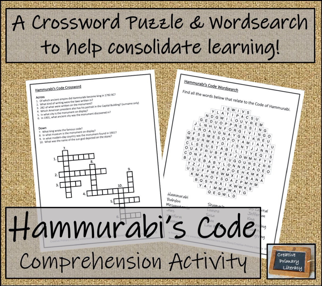 Hammurabi's Code Informational Writing Unit | 5th Grade & 6th Grade