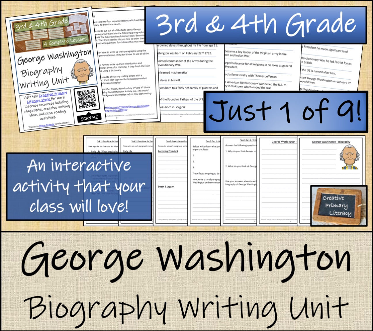 American Presidents Mega Bundle of Activities | 3rd Grade & 4th Grade