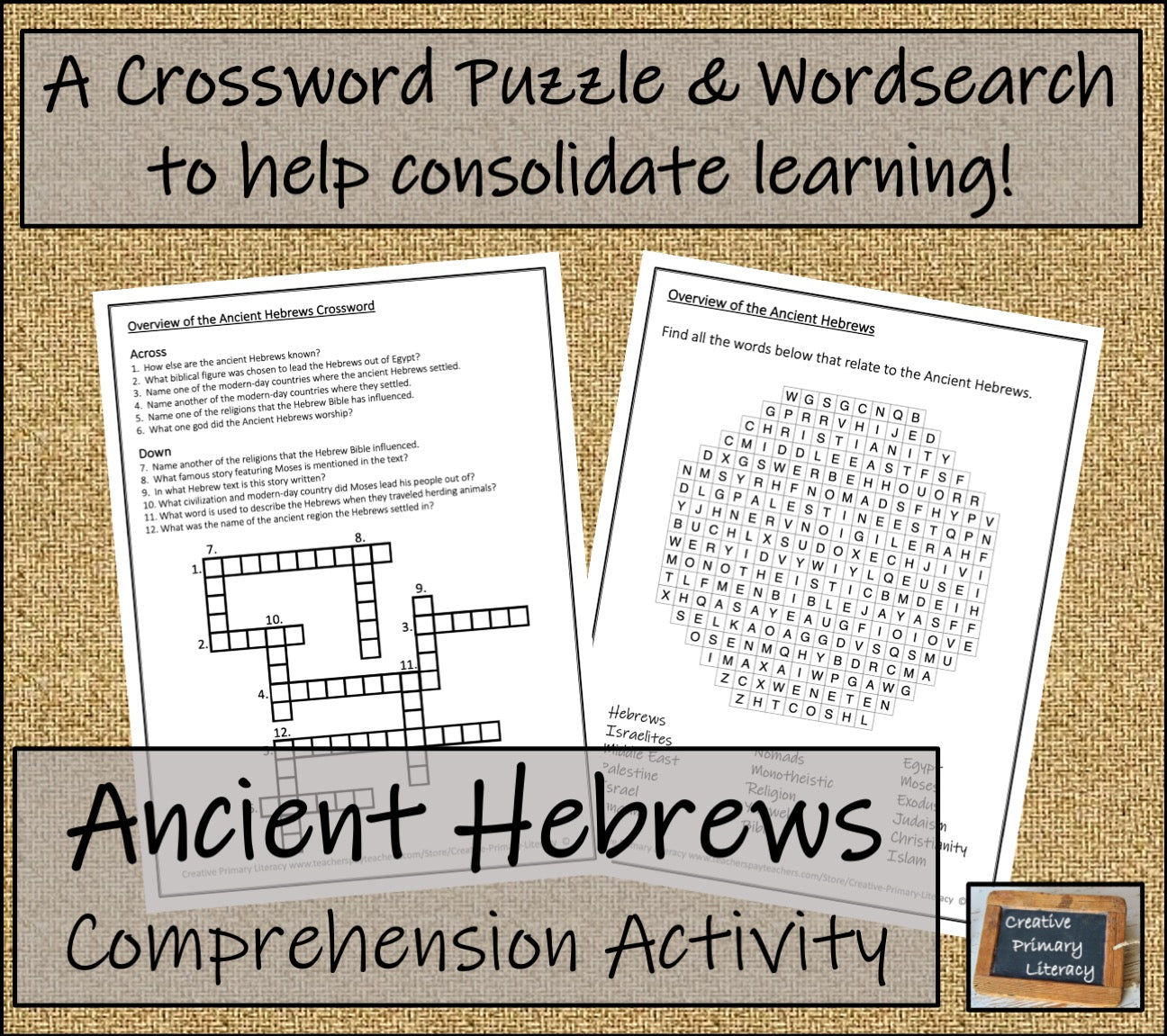 Ancient Hebrews Informational Writing Unit | 5th Grade & 6th Grade