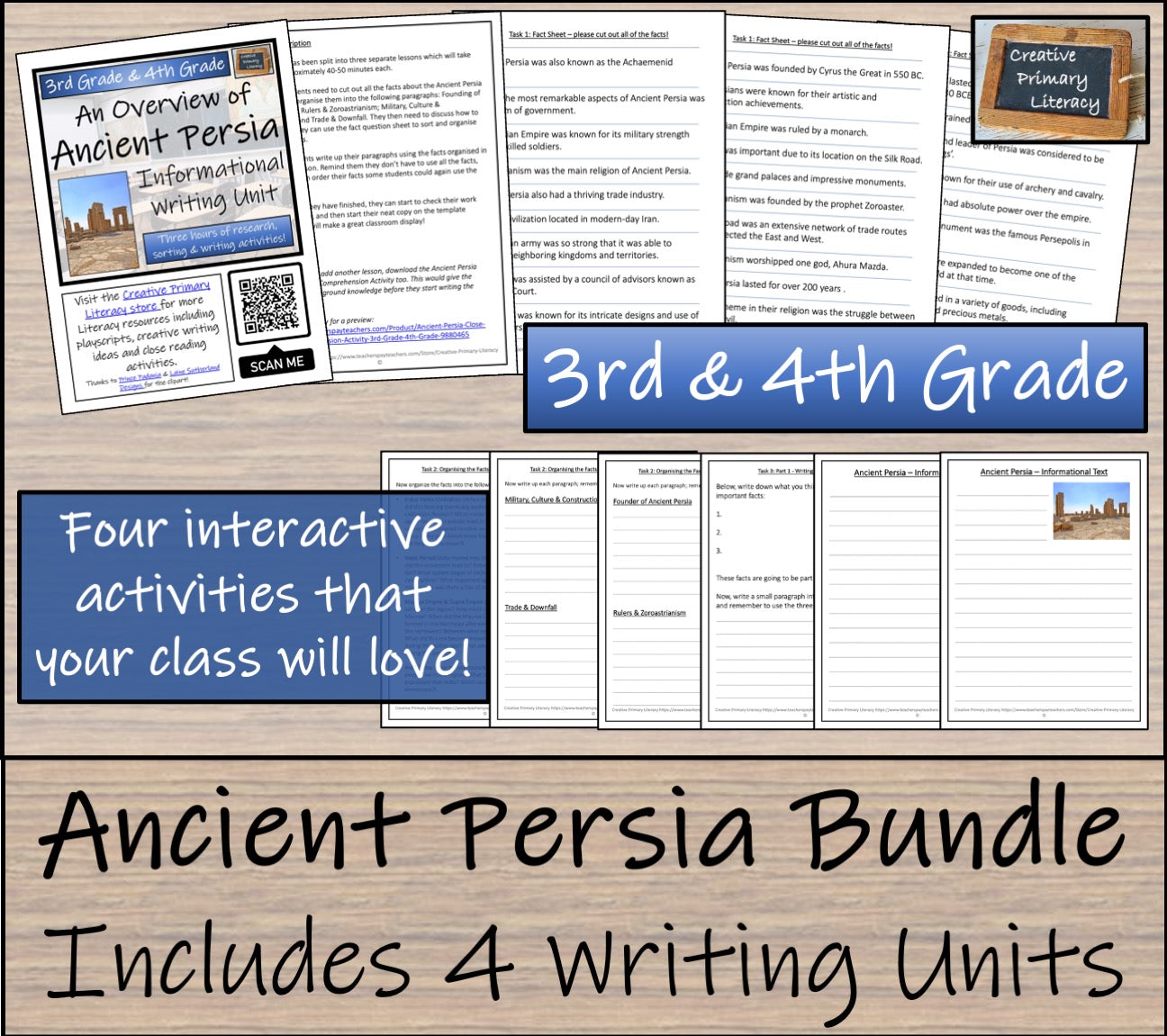 Ancient Persia Mega Bundle of Activities | 3rd Grade & 4th Grade