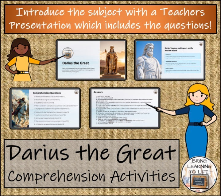 Darius the Great Close Reading & Biography Writing Bundle | 5th & 6th Grade