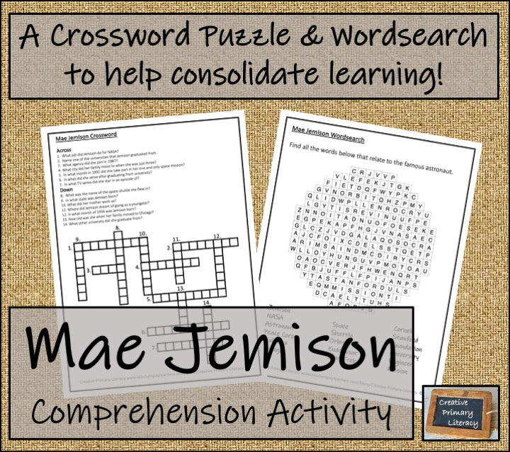 Mae Jemison Biography Writing Unit | 5th Grade & 6th Grade