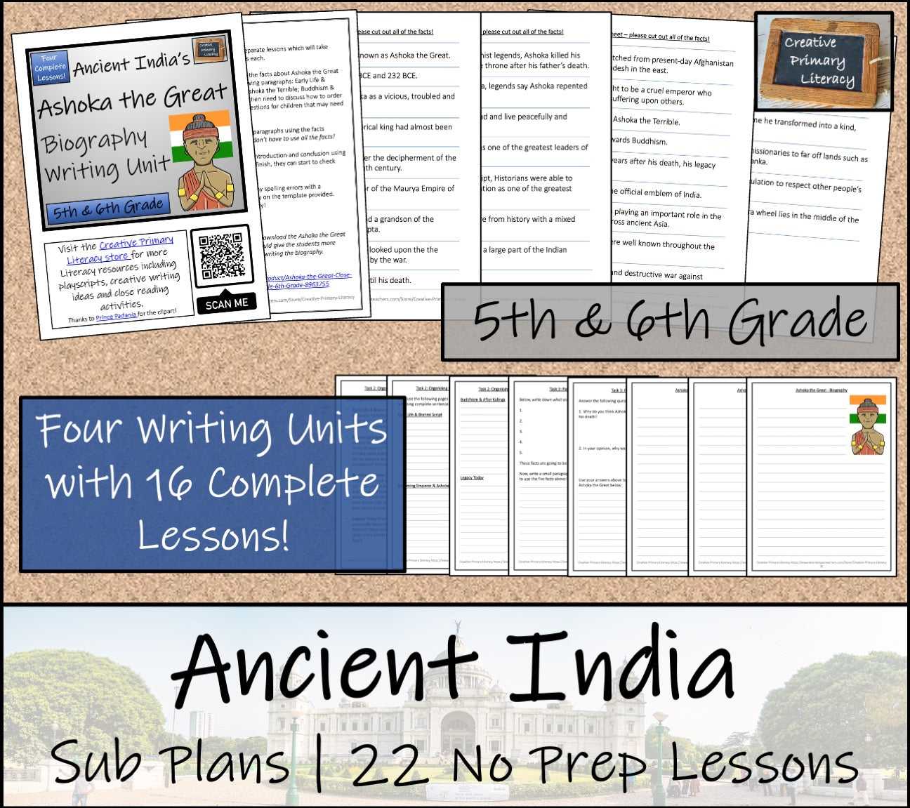 Emergency Sub Plans | Ancient India Bundle | 5th Grade & 6th Grade