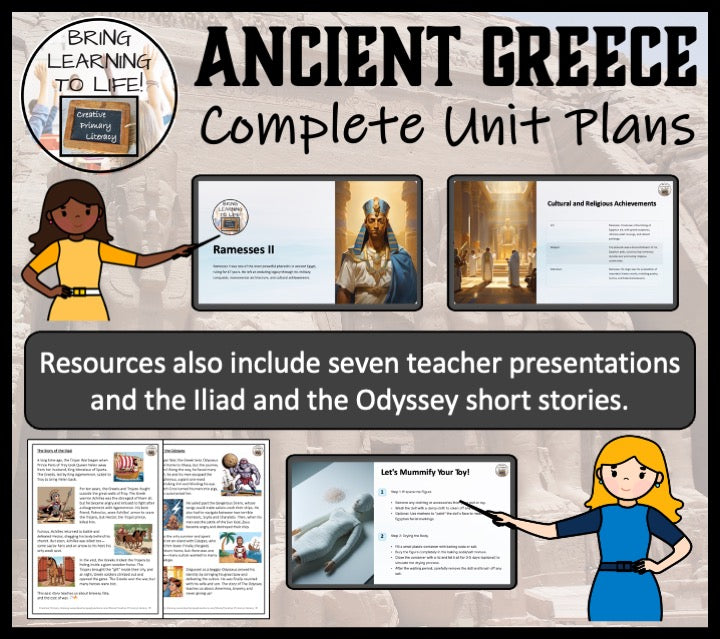 Ancient Greece Unit Plans and Resource Bundle | 5th Grade & 6th Grade