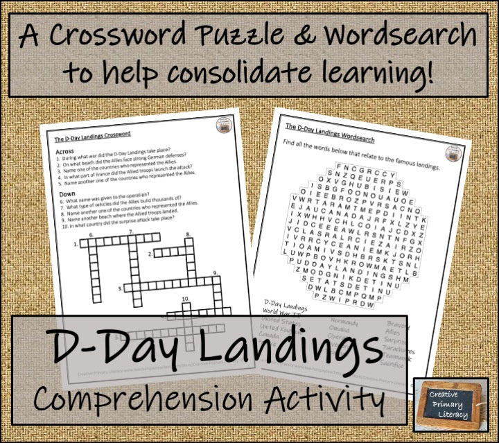 D-Day Landings Informational Writing Unit | 5th Grade & 6th Grade