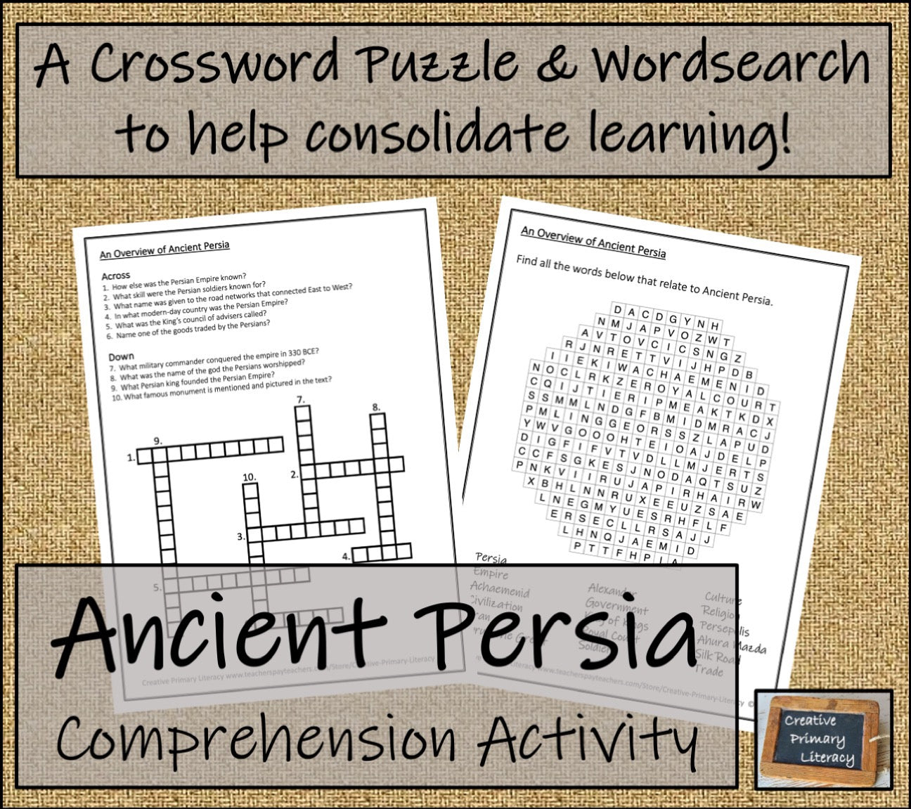 Ancient Persia Close Reading & Informational Writing Bundle | 5th & 6th Grade