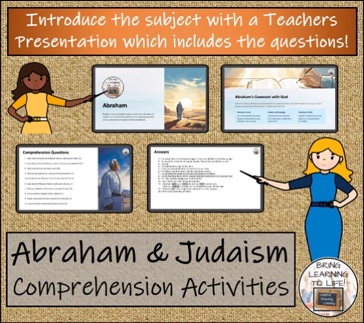 Abraham Close Reading & Biography Writing Bundle | 5th Grade & 6th Grade