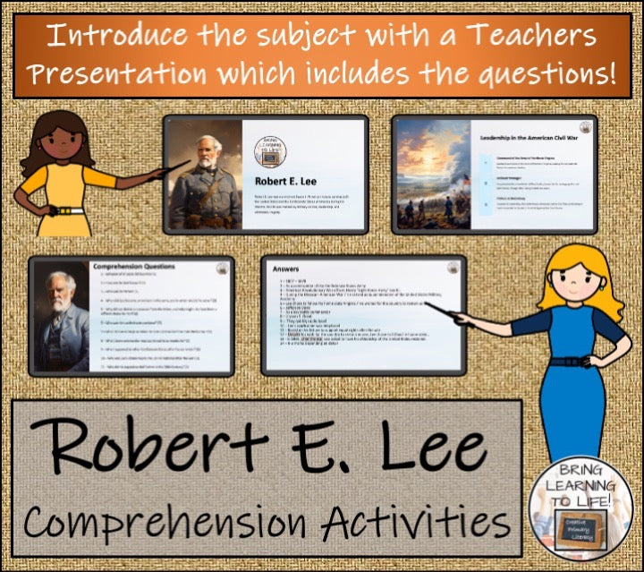 Robert E. Lee Close Reading & Biography Bundle | 5th Grade & 6th Grade