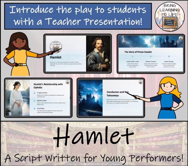 Hamlet | Play Script & Close Reading Bundle | 5th Grade & 6th Grade