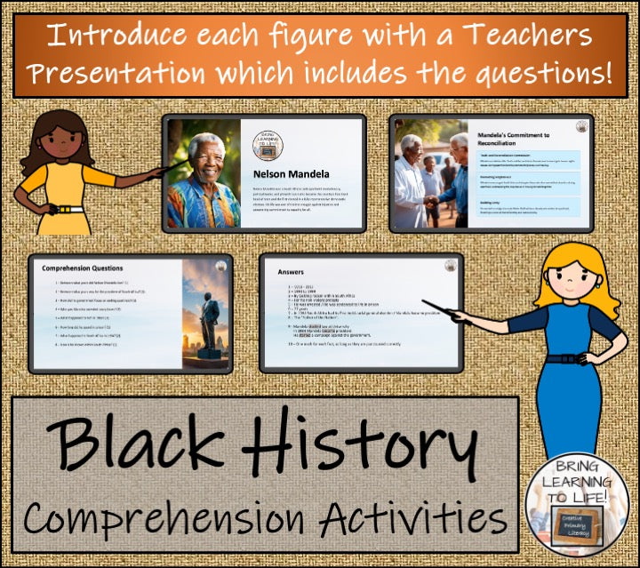 Black History Close Reading Comprehension Bundle | 3rd Grade & 4th Grade