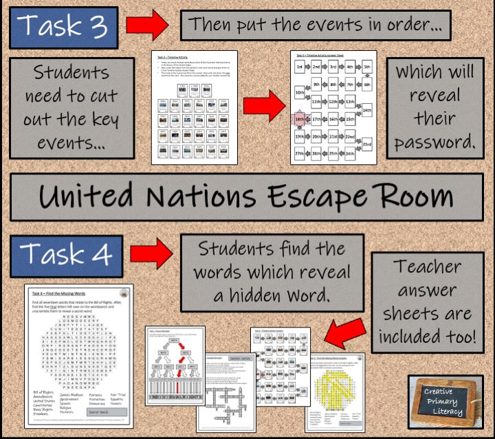 United Nations Escape Room Activity