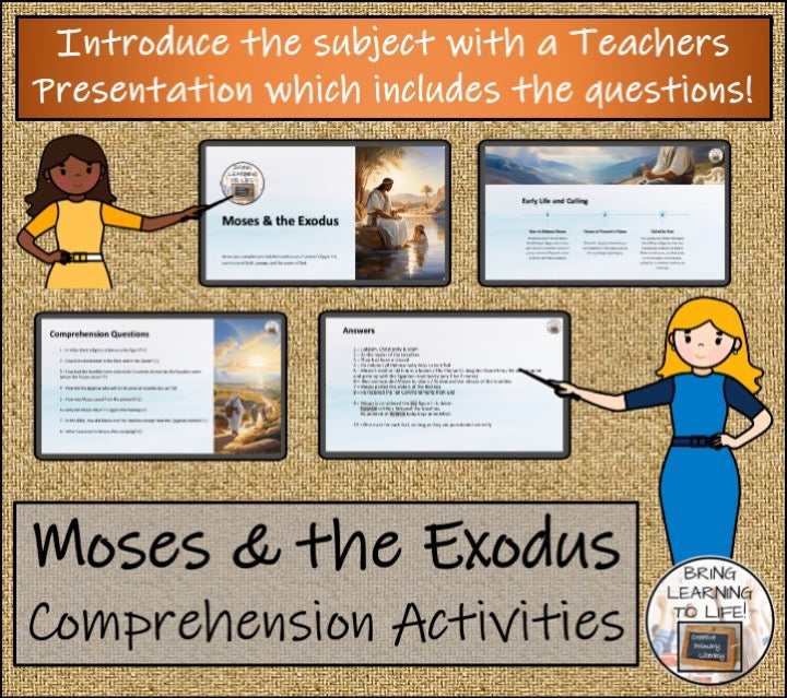 Moses Close Reading & Biography Bundle | 3rd Grade & 4th Grade