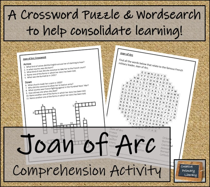 Joan of Arc Biography Writing Unit | 5th Grade & 6th Grade