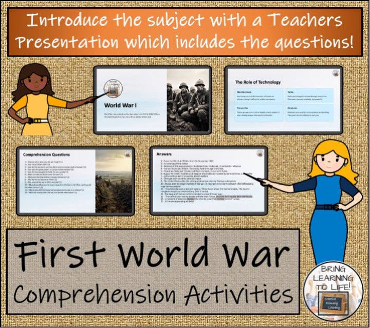 World War I Close Reading & Informational Writing Bundle | 5th Grade & 6th Grade