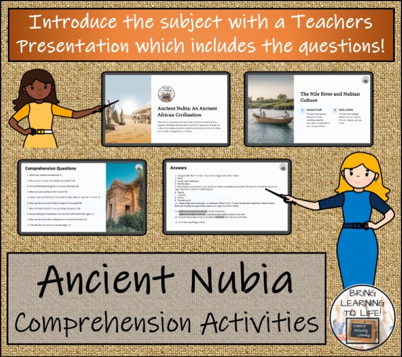 Ancient Nubia Close Reading & Informational Writing Bundle | 5th & 6th Grade