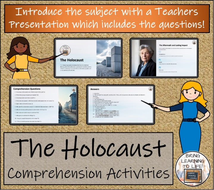 Holocaust Close Reading & Informational Writing Bundle | 5th Grade & 6th Grade