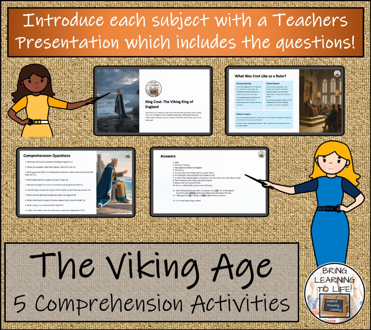 The Viking Age Close Reading Comprehension Bundle | 5th Grade & 6th Grade