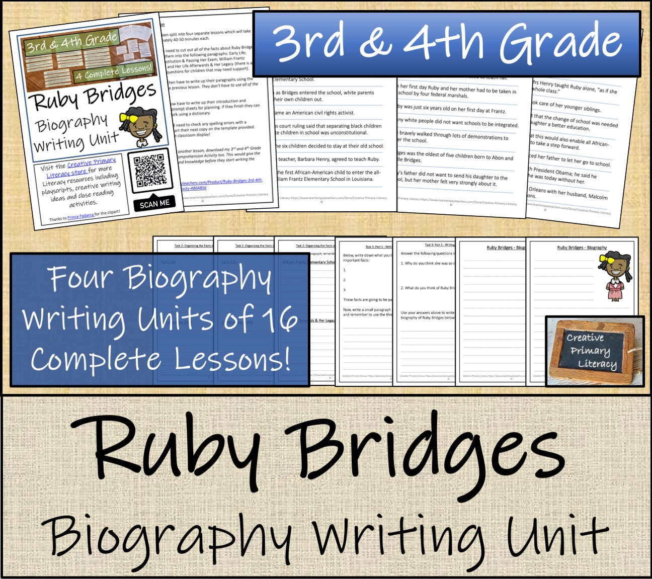 Emergency Sub Plans | Civil Rights Bundle | 3rd Grade & 4th Grade